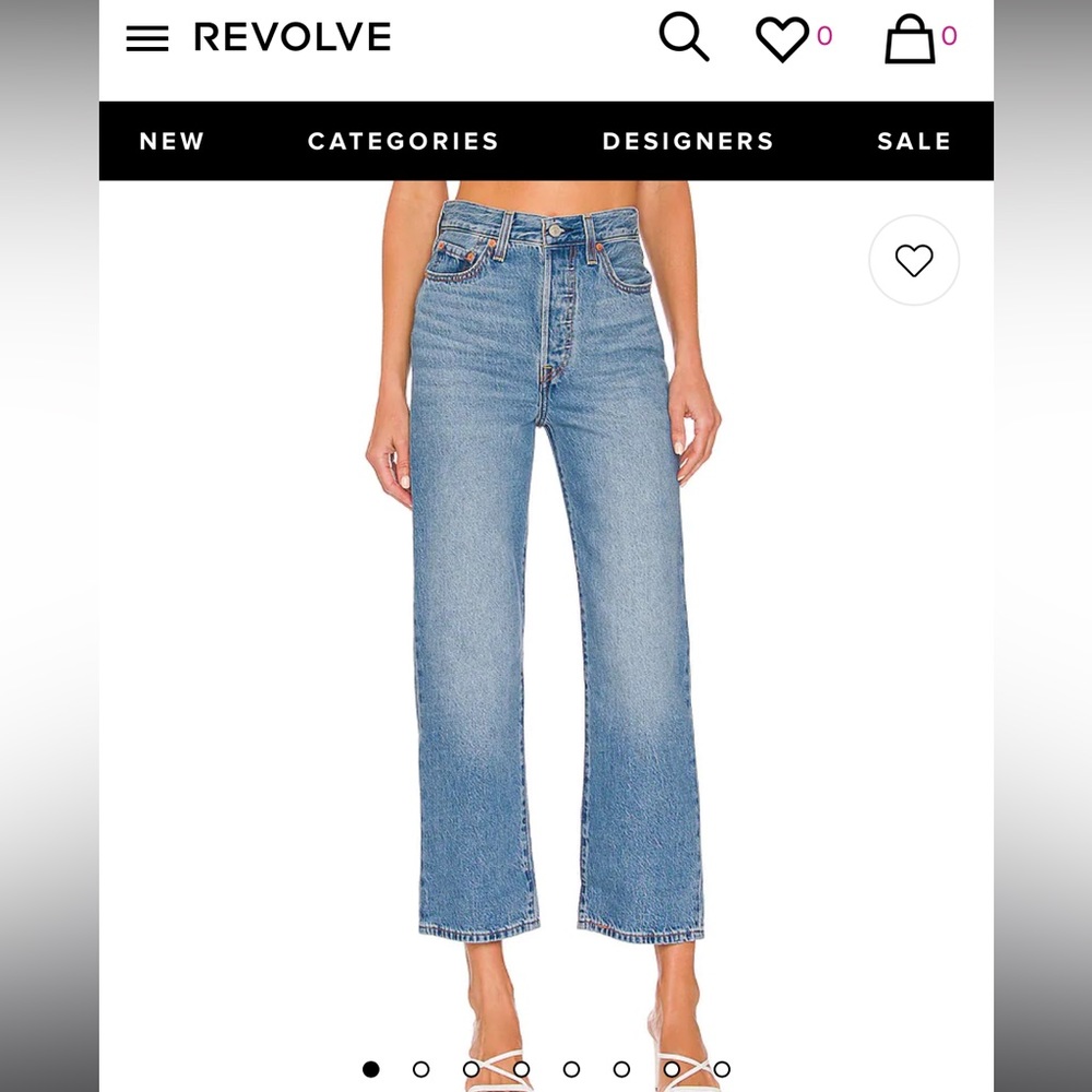 Ribcage straight levi’s jeans